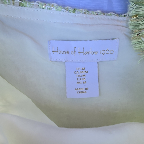 House of Harlow 1960 Mint Tweed Dress Sz M - Picture 2 of 8